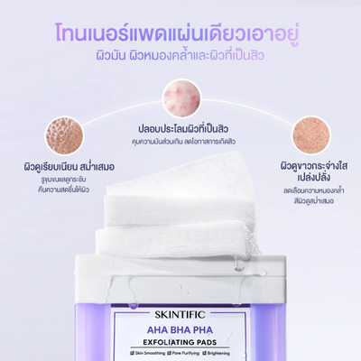 Hydrating and smoothing facial pads