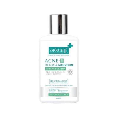 Smooth E Acne 5 Detox Moisture Liquid Cleanser