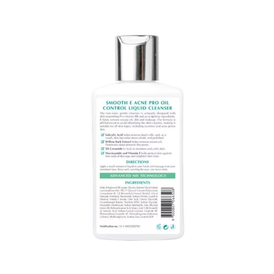 Smooth E Acne 5 liquid facial cleanser for acne-prone skin