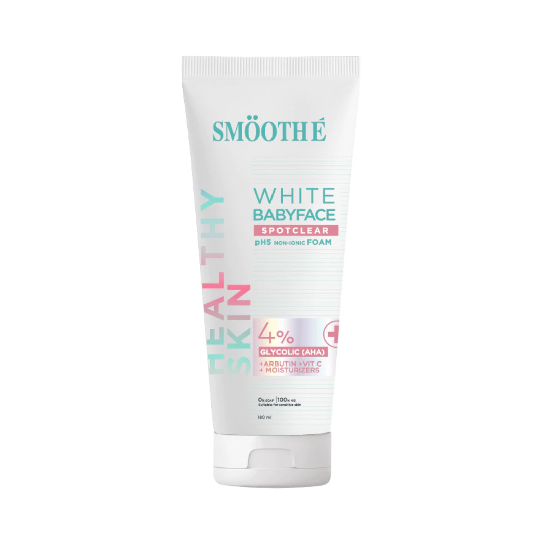 Smooth E glow-enhancing facial foam