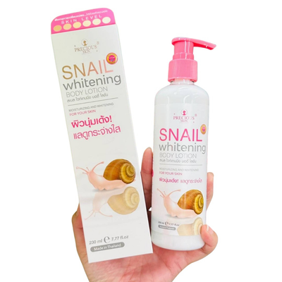 Pump dispenser of Snail Whitening Body Lotion