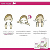 Snailwhite mask reduces redness and irritation