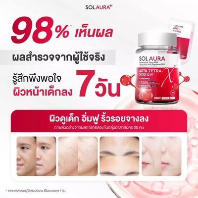 SOLAURA+ Asta Tetra SOD-12 IV X softgel supplement
