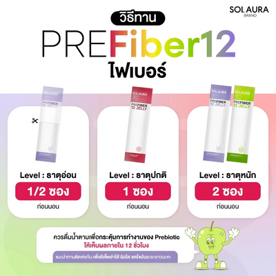 SOLAURA PREFiber 12 Dietary Supplement