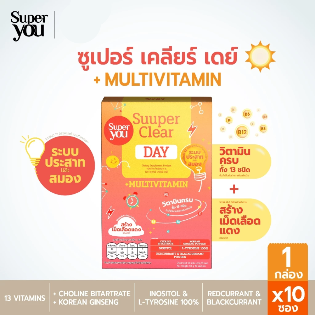 Inositol support in Super Clear Day supplement