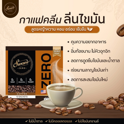 Swane Zero Coffee Box with premium ingredients.