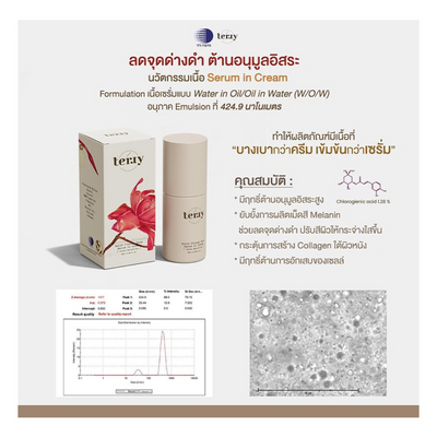 Tery moisturizing antioxidant serum in cream