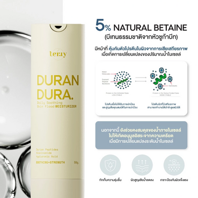 Tery Duran Dura soothing gel-cream texture