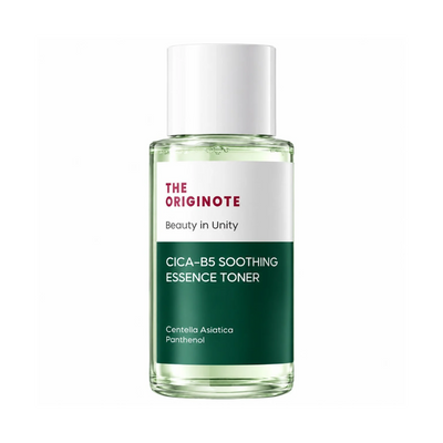 The Originote Cica-B5 Soothing Essence Toner facial skincare bottle