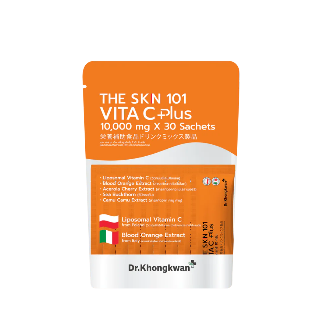 The SKN 101 Vita C Plus sachets