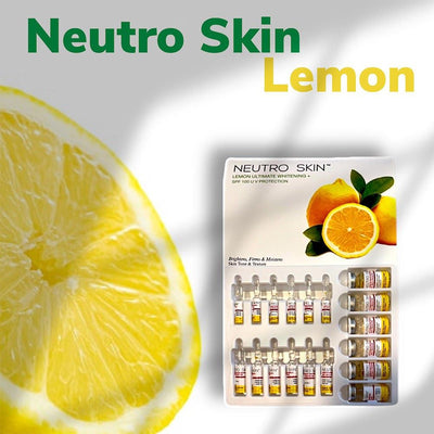 Radiant and protected skin with NEUTRO SKIN LEMON ULTIMATE WHITENING +SPF 100 UV PROTECTION