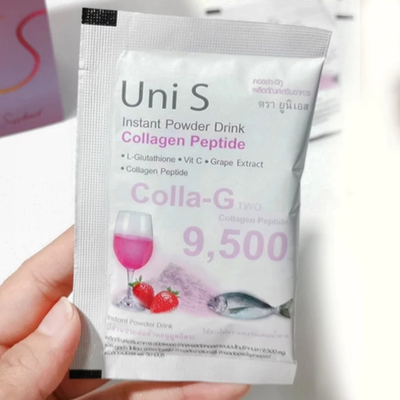 Single sachet Uni S 9500mg collagen peptide