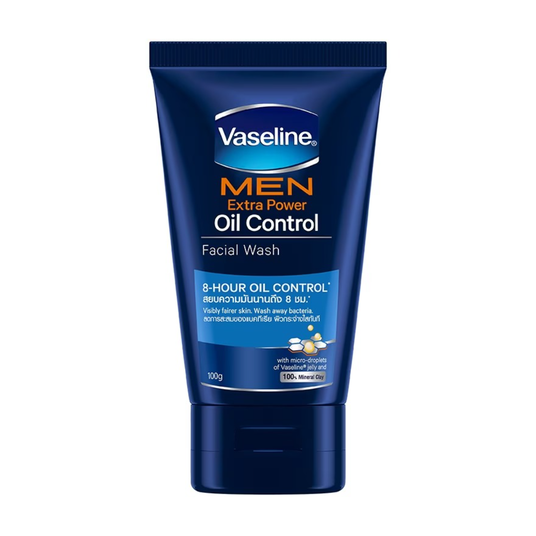 Men’s daily face wash for oily skin Vaseline