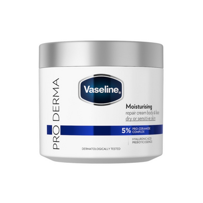 Vaseline Pro Derma Moisturizing Repair Cream 360g for dry and sensitive skin