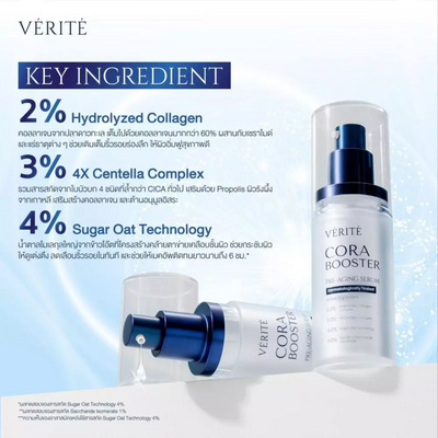 Hydration support with Cora Booster serum