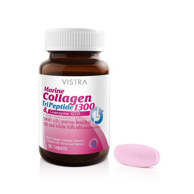 VISTRA Marine Collagen TriPeptide 1300 mg supplement
