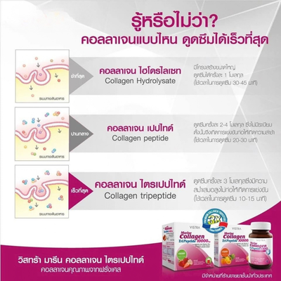 VISTRA marine collagen 30 tablet bottle