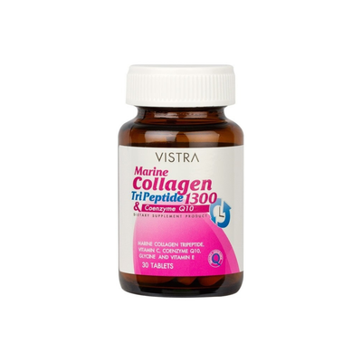 VISTRA Marine Collagen TriPeptide 1300 and Coenzyme Q10