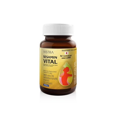 VISTRA Sesamin Vital antioxidant dietary supplement bottle