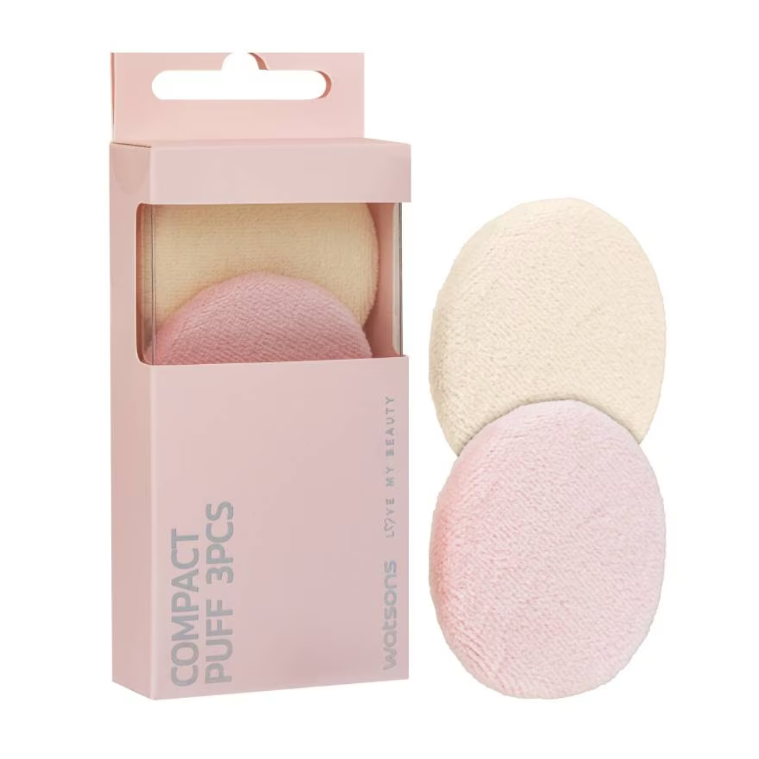 Watsons Compact Puff for even powder application