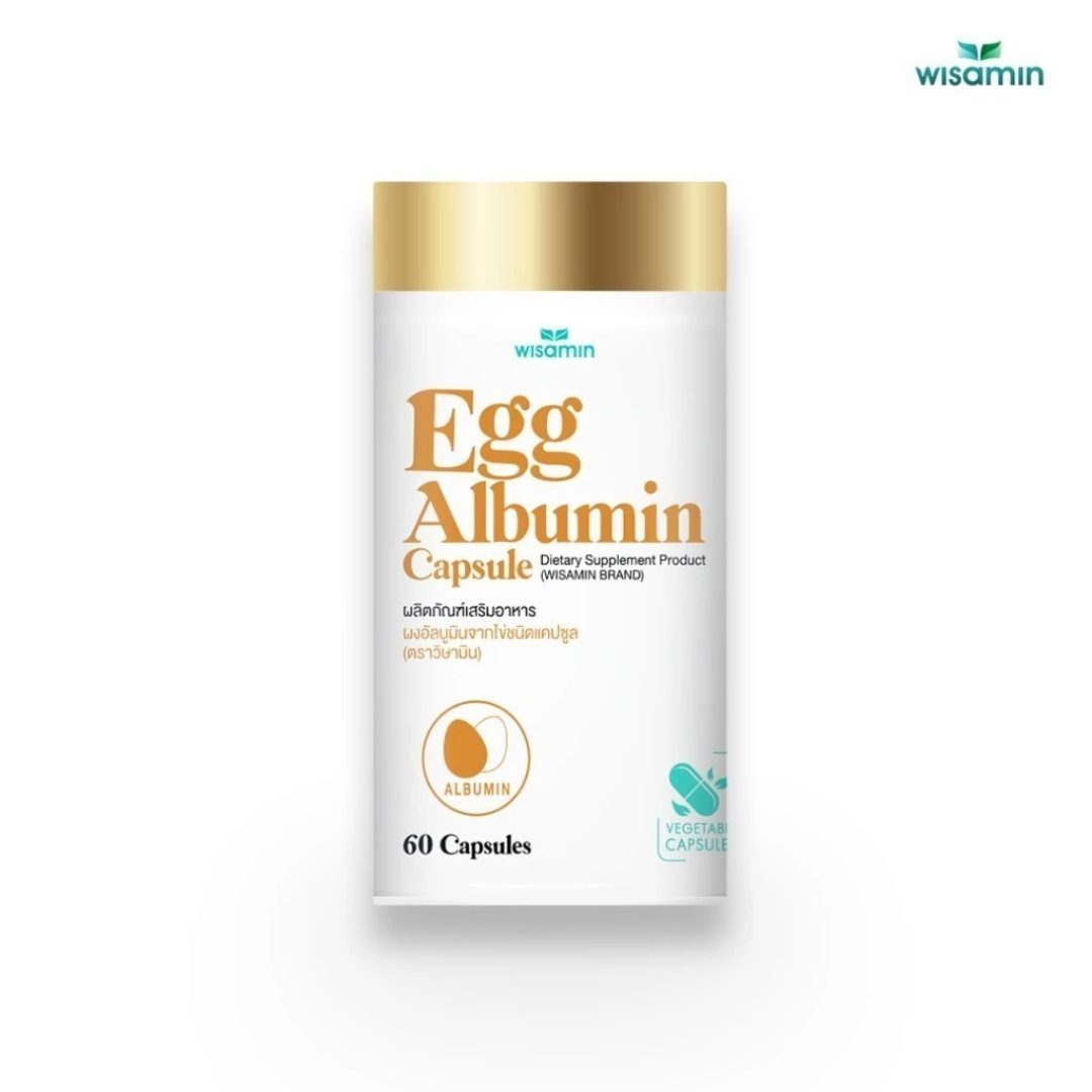 Natural egg albumin capsule with vitamins and minerals