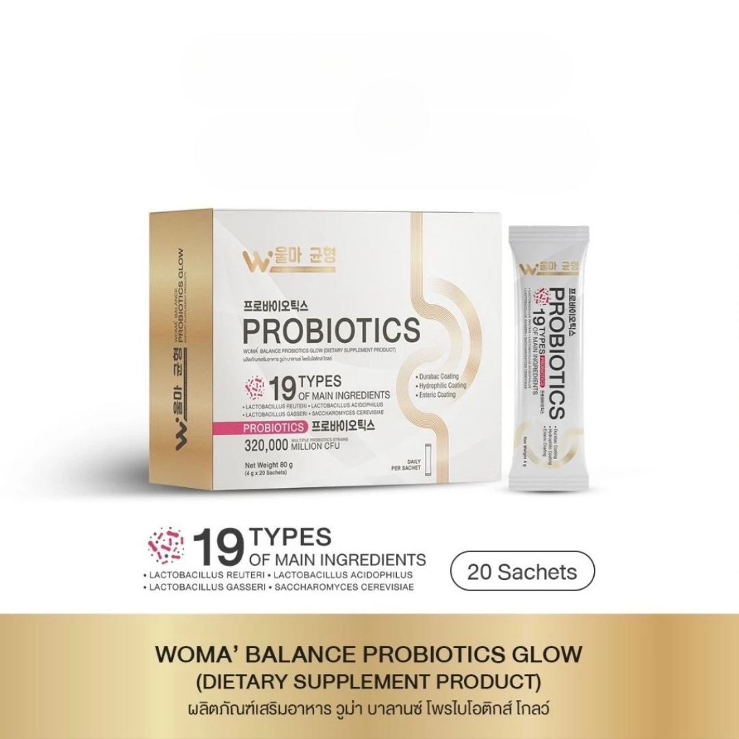 Gut health benefits from WOMA probiotics