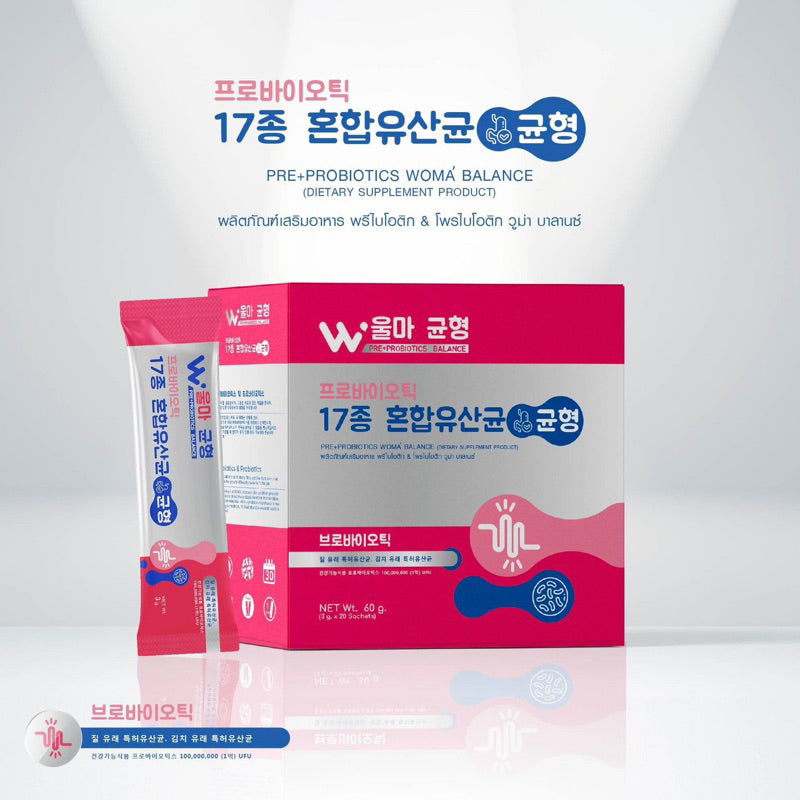 Probiotic sachet for women's health