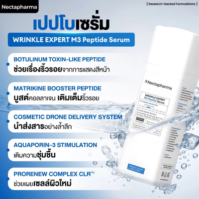 Wrinkle Expert M3 Peptide Serum for smoother-looking skin