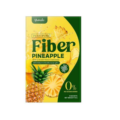 Easy-to-drink pineapple-flavored fiber for good health