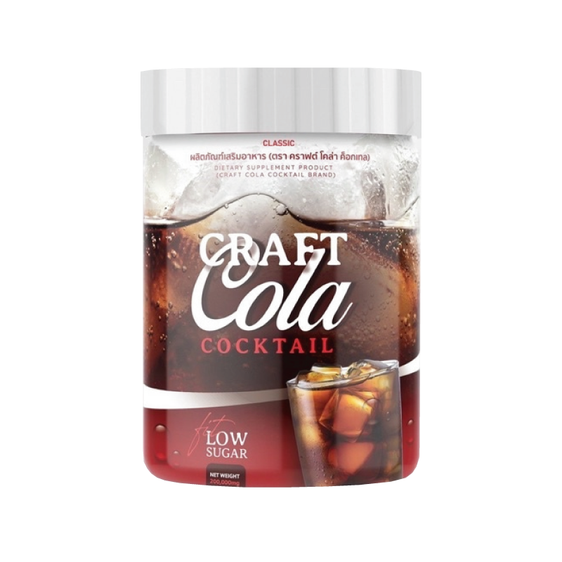 Craft Cola Cocktail: A refreshing and fizzy cola drink.