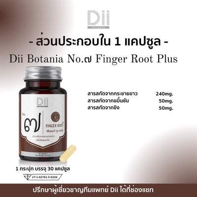 Dii Botania No.7 Finger Root