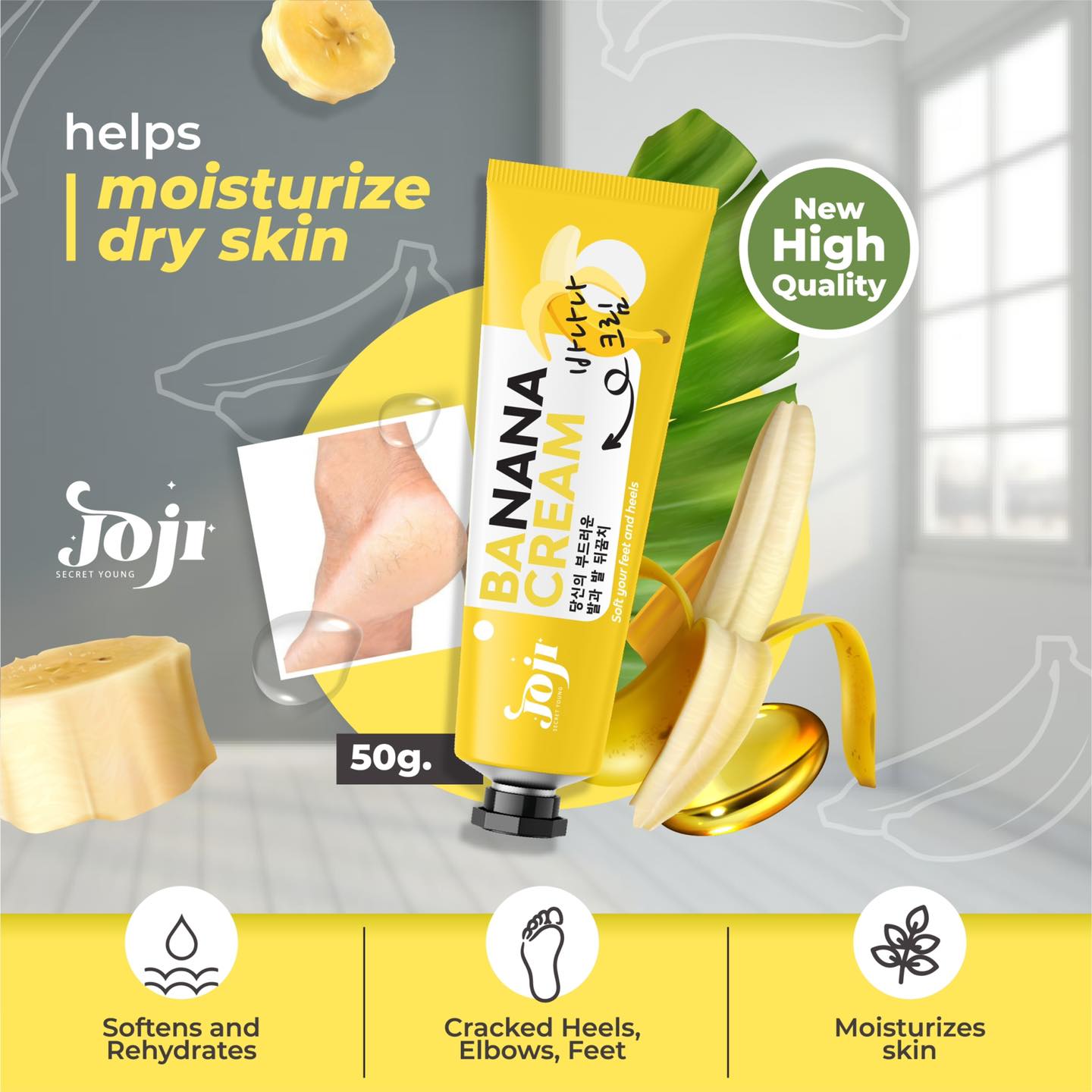 Bulk Buy Thailand Wholesale Herbal Banana Cracked Heel Balm/cream With Rich  Moisturizing For Foot Skin Care Treatment 20g from Mind Healthcare Company  Limited | Globalsources.com