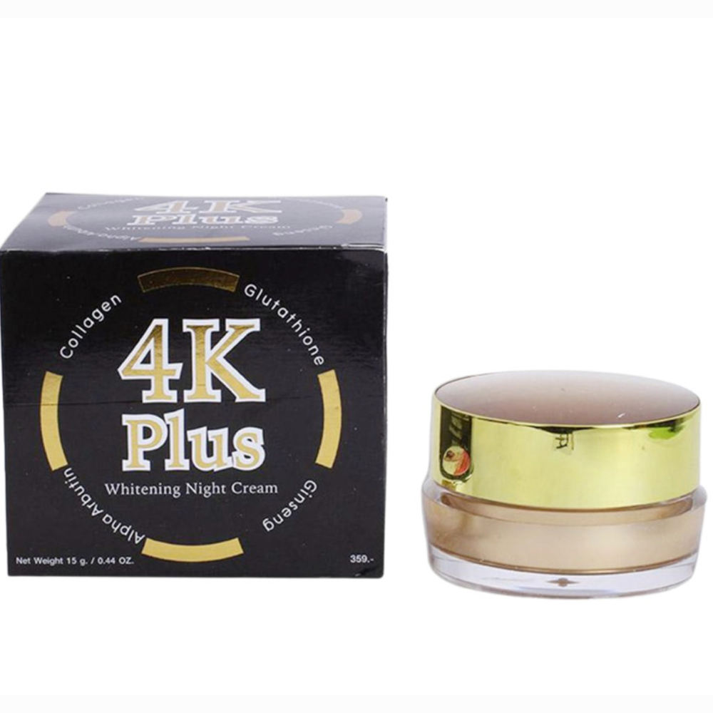 5X brighter skin with 4K Plus Night Cream