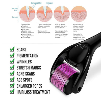 540 Needle Derma Roller for Hair Regrowth