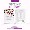 Natural berry fiber supplement with a blend of berries and plant fibers