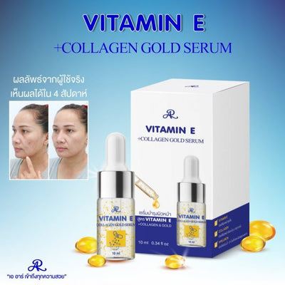 AR Vitamin E + Collagen Gold Serum 10ML