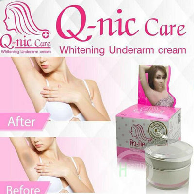 Q-Nic Care Whitening Underarm Cream 15g 100% Authentic from Thailand