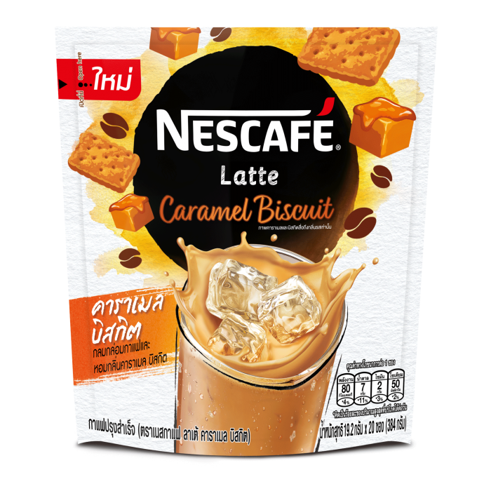 NESCAFÉ Latte Caramel Biscuit 19.2 g. x 20 sachets