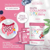 A delicious mixed berry flavor Gluta Collagen drink from JOJI