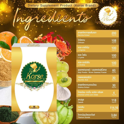 Herbal extracts for weight loss with Korse By Herb