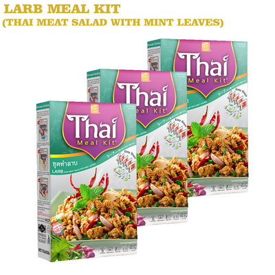 LARB (Thai meat salad with mint leaves) MEAL KIT (3 Kits)