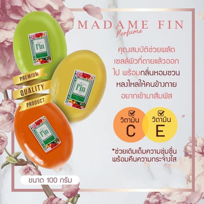 Madame Fin Perfume Pheromone Soap 100g. (6 bars)