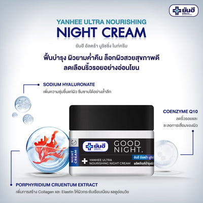 Effective exfoliation and new cell stimulation with Yanhee night cream