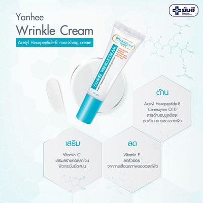 Facial wrinkle cream with Acetyl Hexapeptide-3