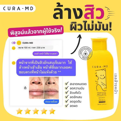 Gentle cleansing gel for acne-prone skin