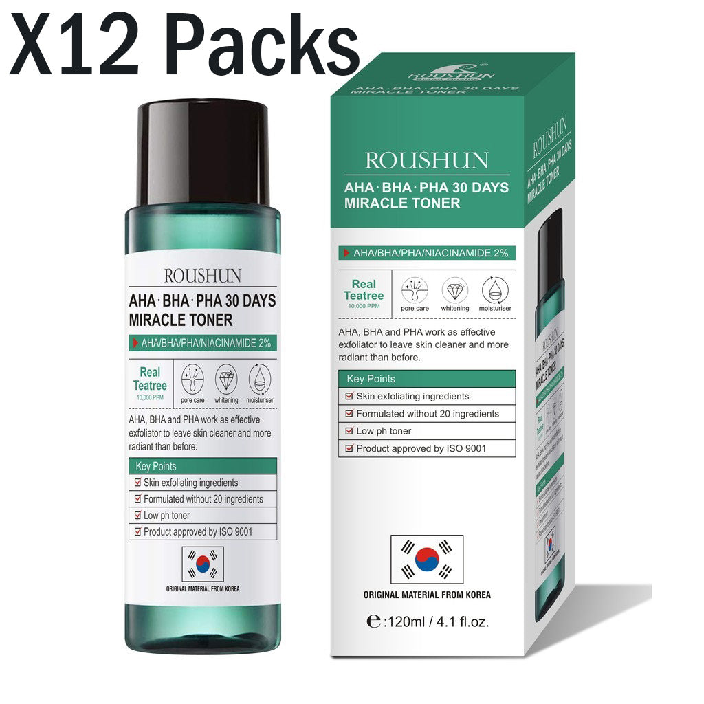 AHA-BHA-PHA 30 Days Miracle Toner 12 Pack