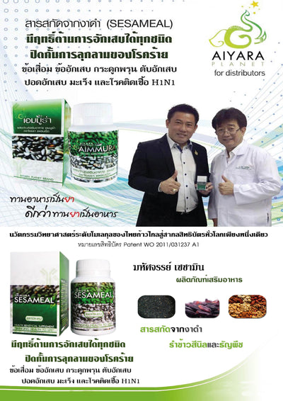 Antioxidant supplement with black sesame extract