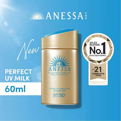 anessa sunscreen milk for face and body