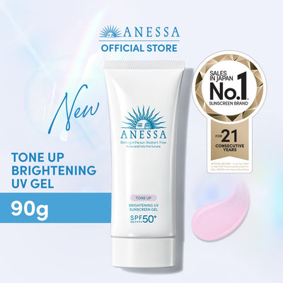 Tone up pink lavender sunscreen gel