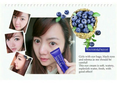 Blueberry extract eye cream for hydration